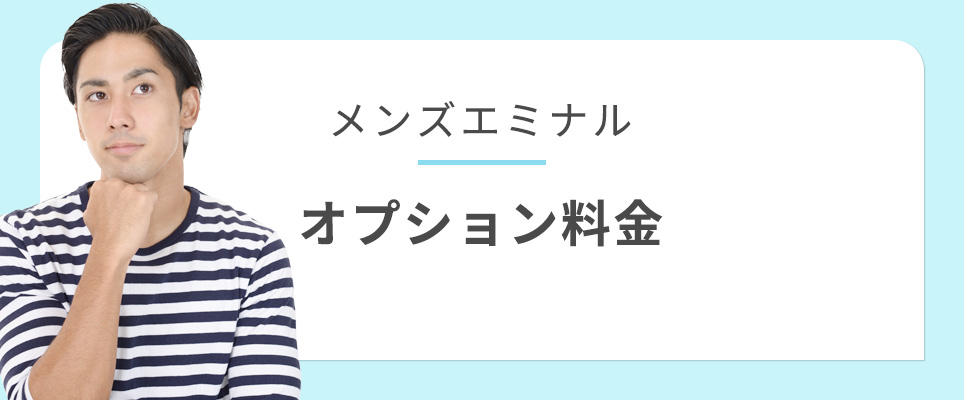 メンズエミナルのオプション料金