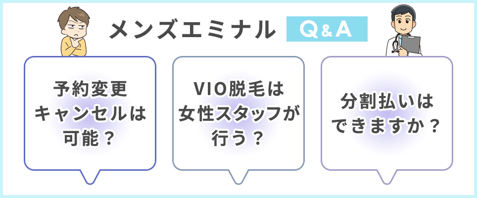 メンズエミナルのQ&A