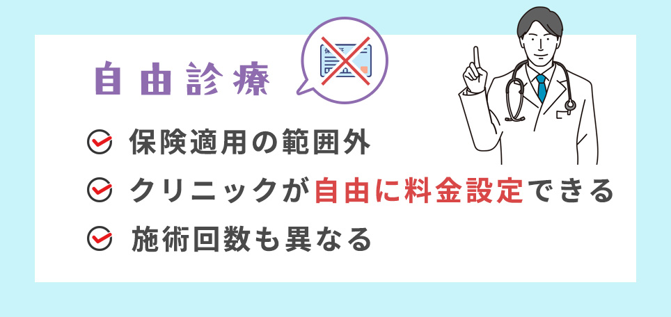 医療脱毛は自由診療