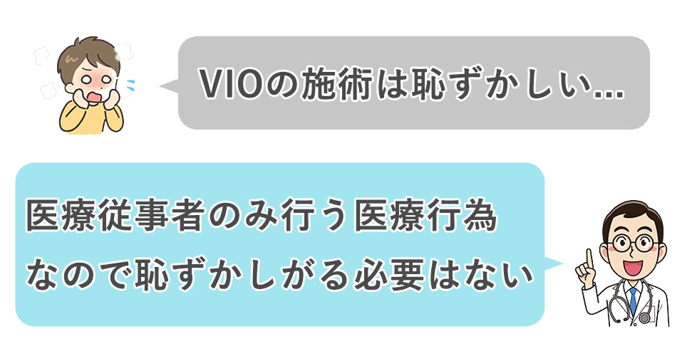 VIOは恥ずかしい