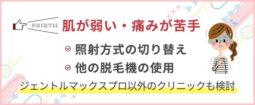 ジェントルマックスプロで心配な方